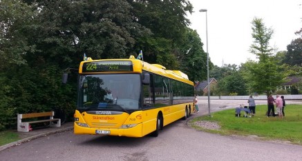 Buss 224 Hjälmshult-Arild invigd